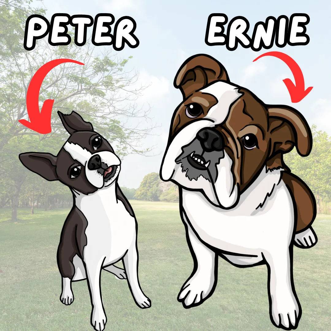 Illustration of Peter and Ernie!